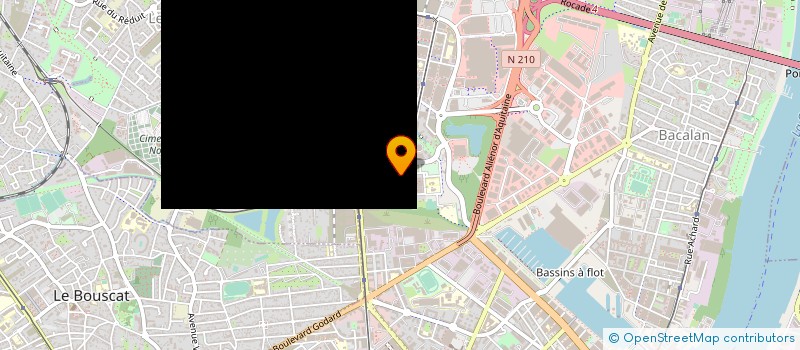 localisation de l'entreprise ECPA ETUDE ET CONCEPTION DE PROJETS EN ALUMINIUM à BORDEAUX
