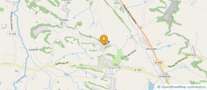 localisation de l'entreprise ECPC  JEGUN