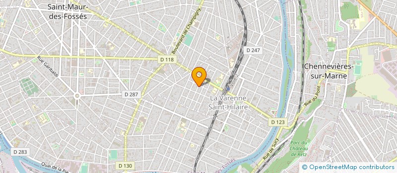 localisation de l'entreprise ECPE à SAINT-MAUR-DES-FOSSES