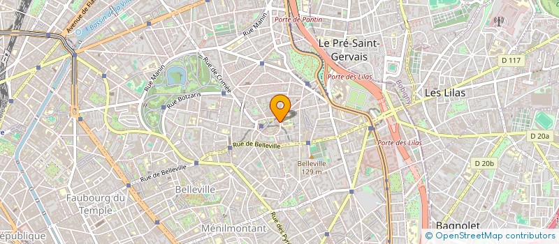 localisation de l'entreprise ECPF  PARIS