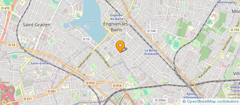 localisation de l'entreprise ECPRO à ENGHIEN-LES-BAINS
