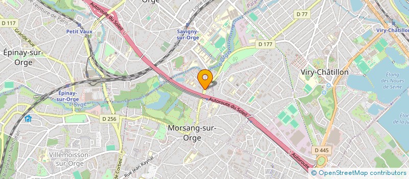 localisation de l'entreprise ECPS à MORSANG-SUR-ORGE