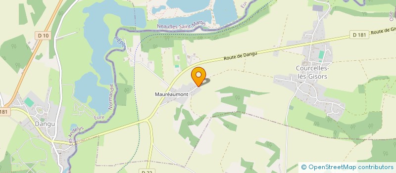 localisation de l'entreprise ECR-2A à COURCELLES-LES-GISORS