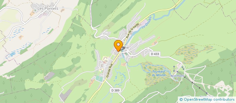 localisation de l'entreprise ECR  MOUTHE