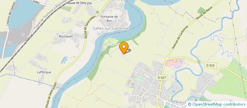 localisation de l'entreprise ECR  RIEUX-VOLVESTRE