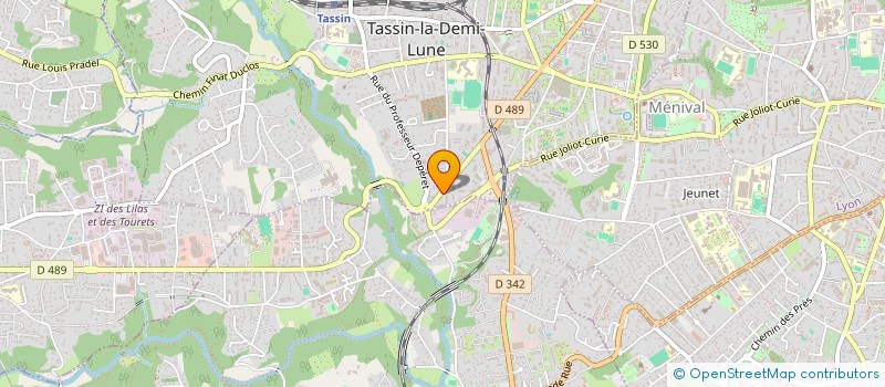 localisation de l'entreprise ECR à TASSIN-LA-DEMI-LUNE