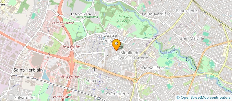 localisation de l'entreprise ECR COORDINATION  SAINT-HERBLAIN