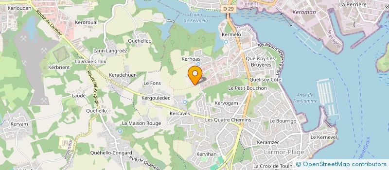 localisation de l'entreprise ECR ENVIRONNEMENT OUEST à LARMOR-PLAGE