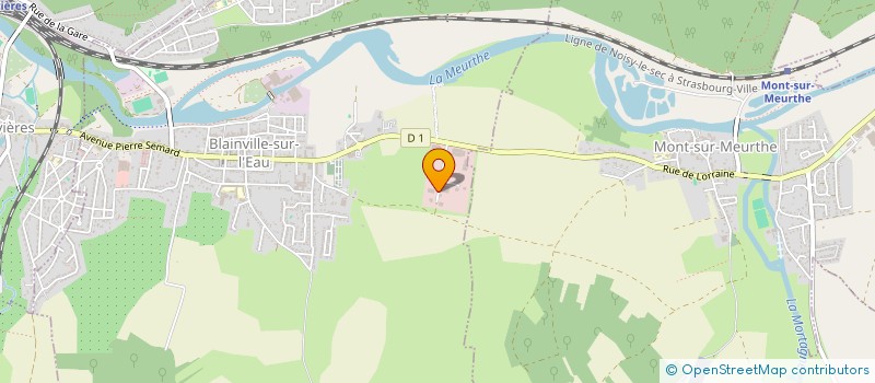 localisation de l'entreprise ECR FINANCES  BLAINVILLE-SUR-L'EAU