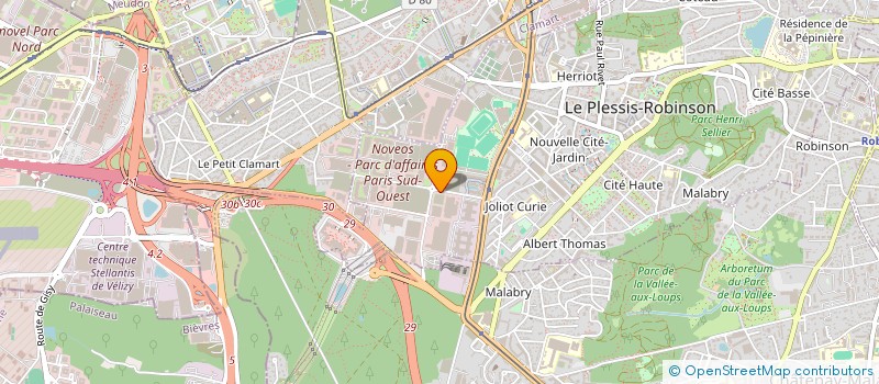 localisation de l'entreprise ECR PLESSIS à LE PLESSIS-ROBINSON