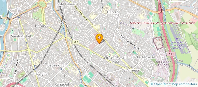 localisation de l'entreprise ECR RESINES à TOULOUSE