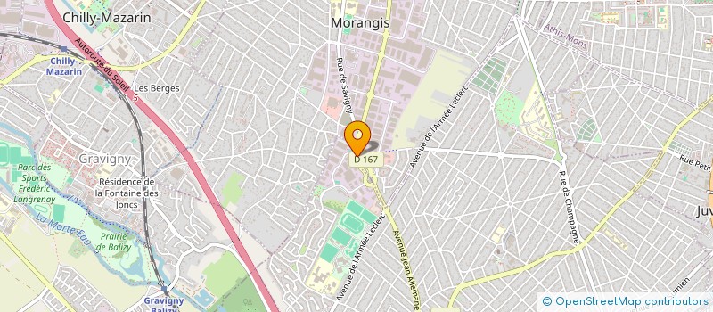 localisation de l'entreprise ECR SAVIGNY à SAVIGNY-SUR-ORGE