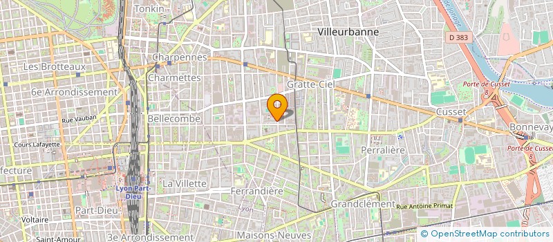 localisation de l'entreprise ECR SOLUTIONS  VILLEURBANNE