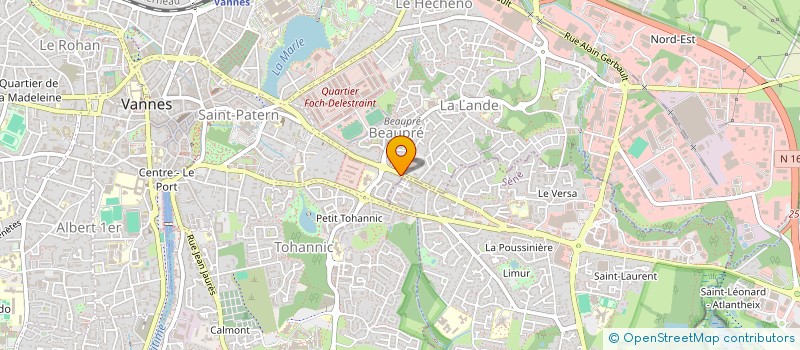 localisation de l'entreprise ECRAN E MEDIA à VANNES