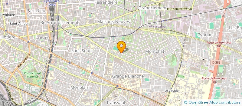localisation de l'entreprise ECRAN GEANT 7 à LYON