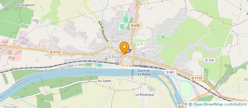 localisation de l'entreprise ECRAN REOLAIS à LA REOLE