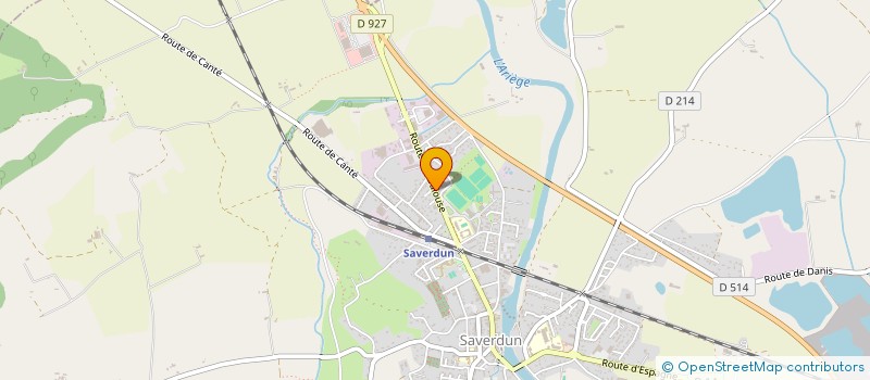 localisation de l'entreprise ECRAN SANS FRONTIERES à SAVERDUN