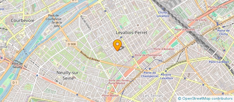 localisation de l'entreprise ECRAN TOTAL à LEVALLOIS-PERRET
