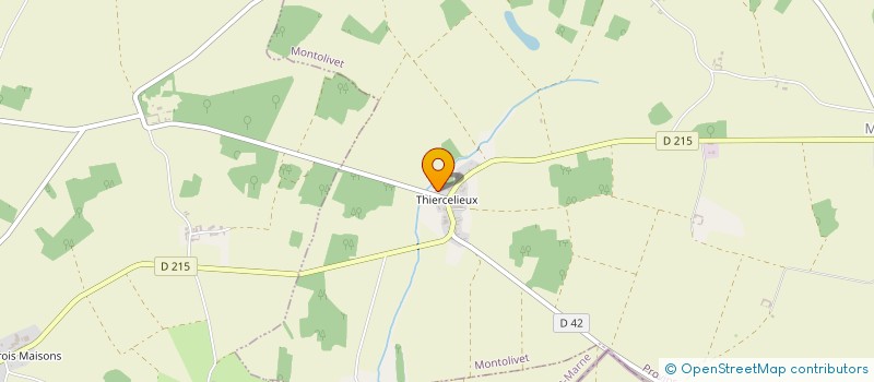 localisation de l'entreprise ECRANS DES MONDES à MONTOLIVET