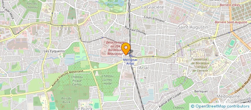 localisation de l'entreprise ECRANS DU MONDE à MERIGNAC