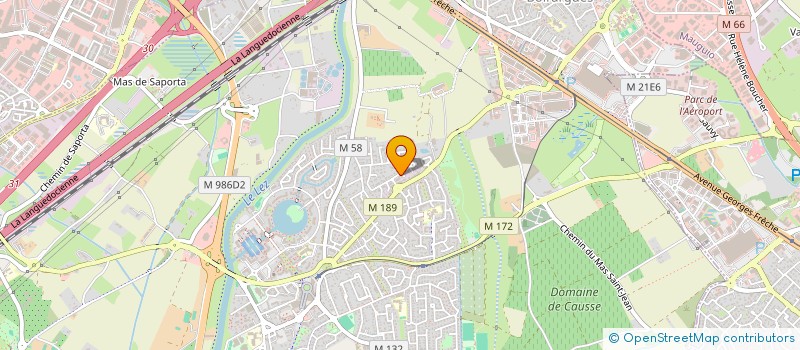 localisation de l'entreprise ECRB GRAND SUD à LATTES