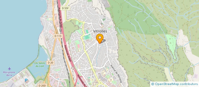 localisation de l'entreprise ECRC à VITROLLES
