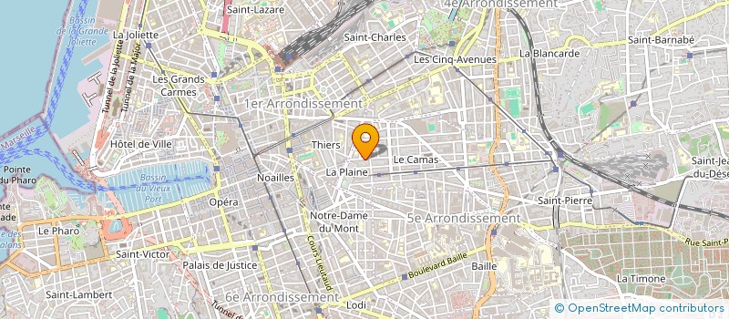 localisation de l'entreprise ECREW-VIS à MARSEILLE