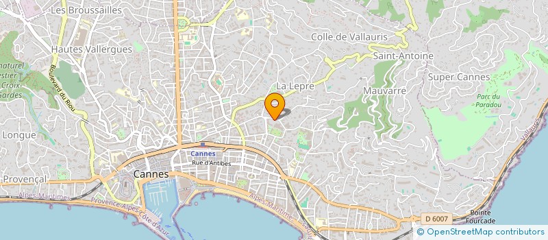 localisation de l'entreprise ECRIJO à CANNES