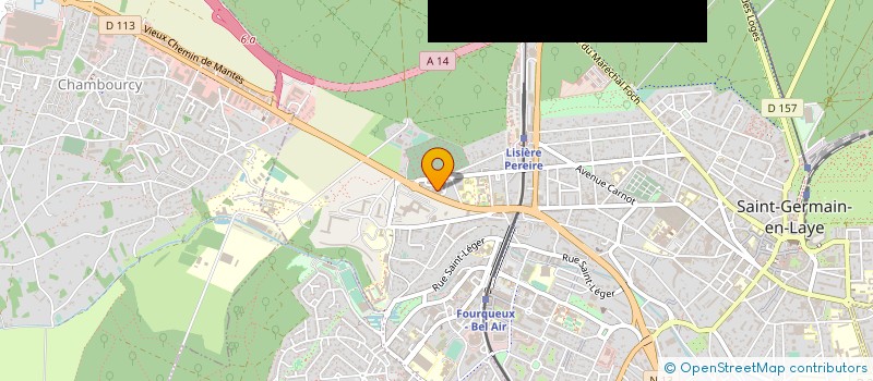 localisation de l'entreprise ECRIN à SAINT-GERMAIN-EN-LAYE