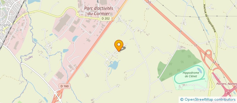 localisation de l'entreprise ECRIN à CHOLET