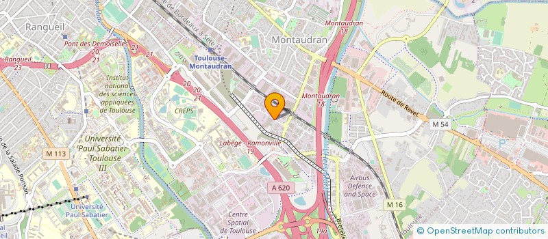 localisation de l'entreprise ECRIN D'ELITIS à TOULOUSE