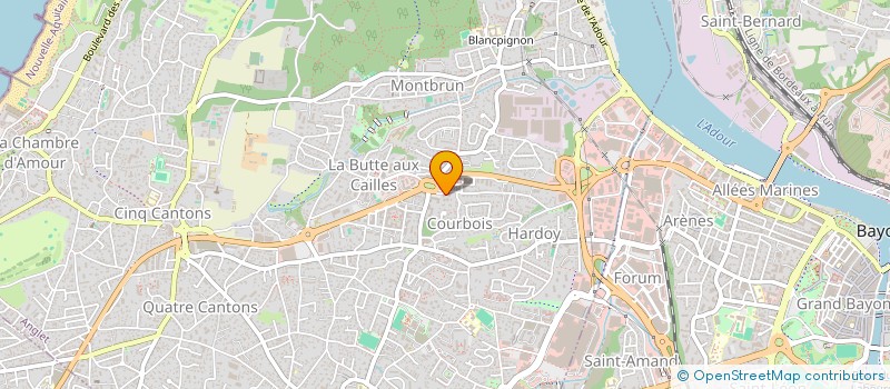 localisation de l'entreprise ECRIN DE CHIBERTA à ANGLET