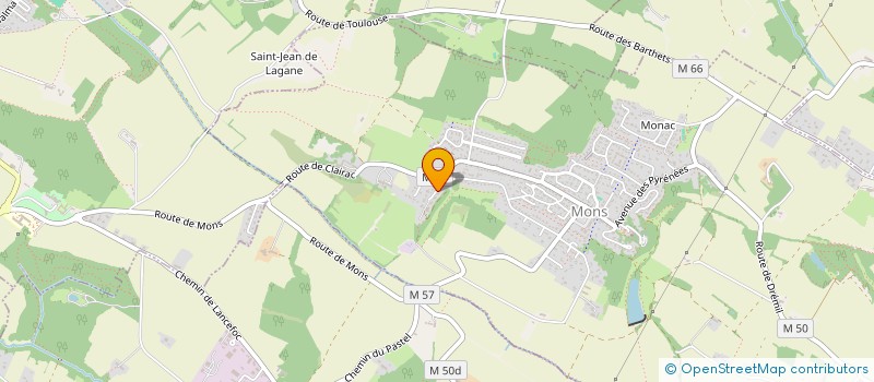 localisation de l'entreprise ECRIN DE VAUDIVAL à MONS
