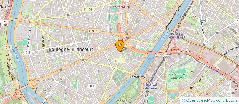 localisation de l'entreprise ECRIN EDITIONS  BOULOGNE-BILLANCOURT