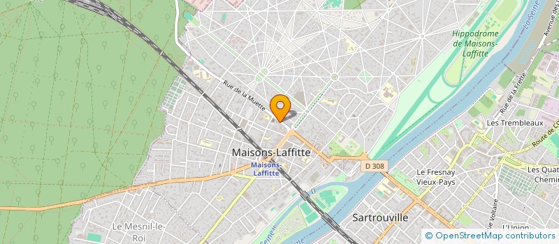 localisation de l'entreprise ECRIN ELEC à HOUILLES