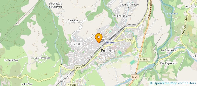 localisation de l'entreprise ECRIN HANDISPORT  EMBRUN