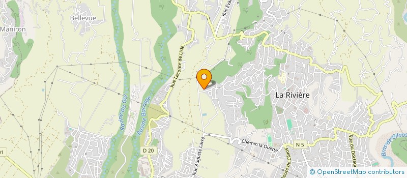 localisation de l'entreprise ECRIN MARIN  SAINT-LOUIS