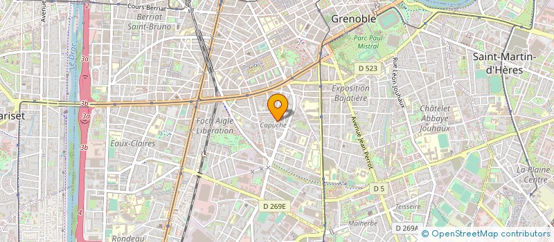 localisation de l'entreprise ECRINS à GRENOBLE