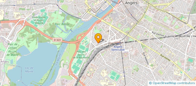 localisation de l'entreprise ECRINS LOIRE ECO-RECYCLAGE INFORMATIQUE-INSERTION à ANGERS