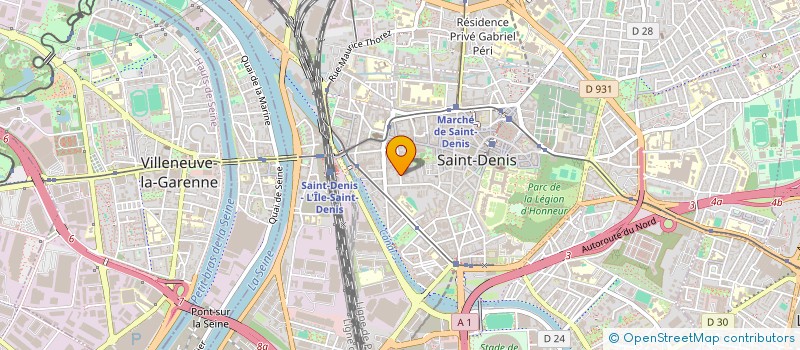 localisation de l'entreprise ECRIRE & CO à SAINT-DENIS