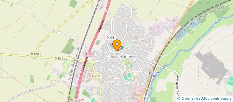 localisation de l'entreprise ECRIRE COMPTER LIRE AGIR POUR TOUS à JAUNAY-MARIGNY
