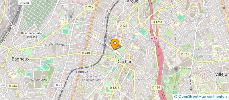 localisation de l'entreprise ECRIRE ENSEMBLE  CACHAN