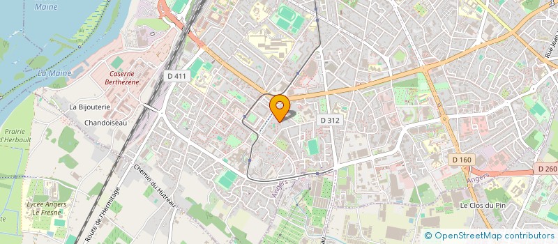 localisation de l'entreprise ECRITS ET MEMOIRES à ANGERS