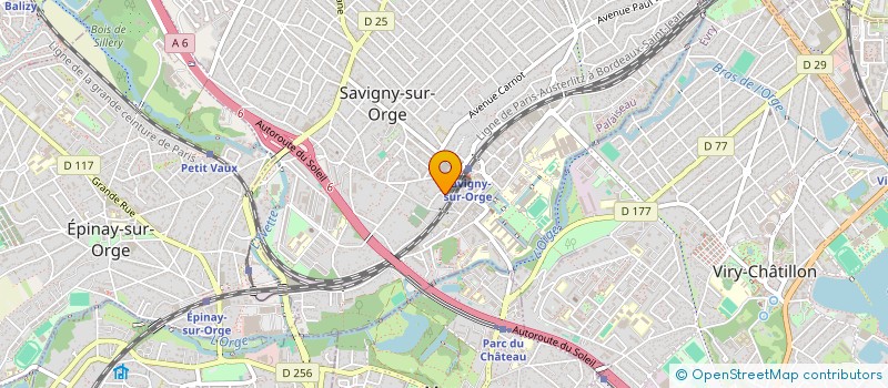 localisation de l'entreprise ECRITS VINS à SAVIGNY-SUR-ORGE