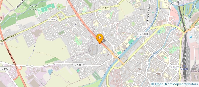localisation de l'entreprise ECRITURE 59 à DOUAI
