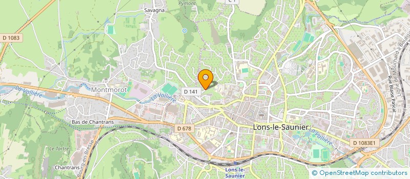 localisation de l'entreprise ECRITURE ET SOUFFLE à LONS-LE-SAUNIER