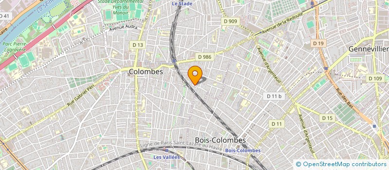 localisation de l'entreprise ECRITURES COLOMBINES à COLOMBES