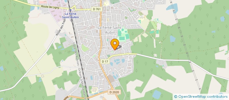 localisation de l'entreprise ECRITURES EUROPEENNES à LA FERTE-SAINT-AUBIN