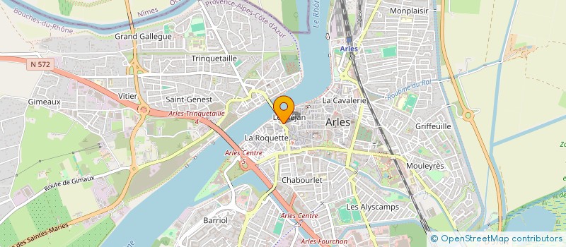 localisation de l'entreprise ECRITURES NOMADES à ARLES