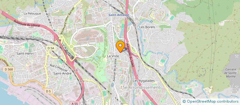 localisation de l'entreprise ECRITURES SOLIDARITE à MARSEILLE